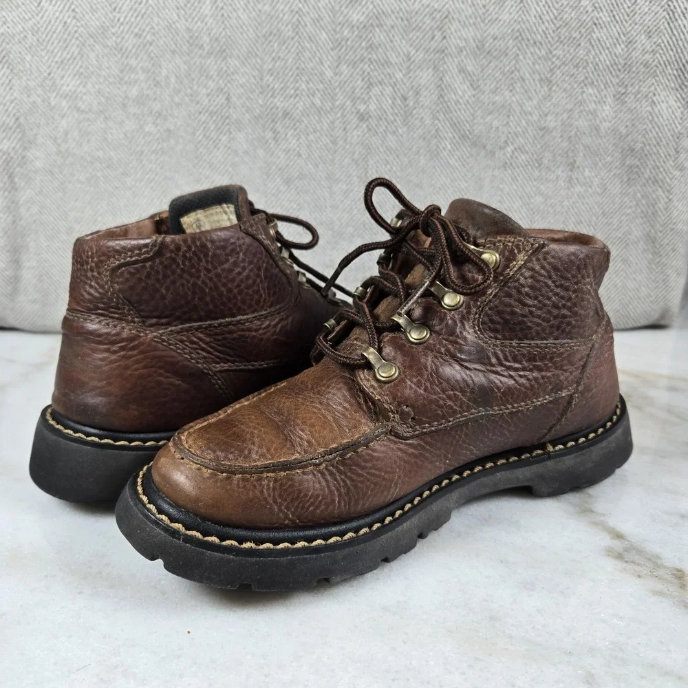 Ariat Women's Switchback US 6.5B Brown Leather Lace Up Ankle Chukka Boots #17720